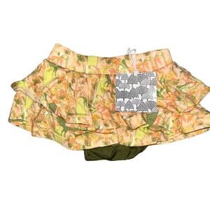 NWT Kate Quinn Floral Cymbidium Skirted Bloomer 3-6m Modal